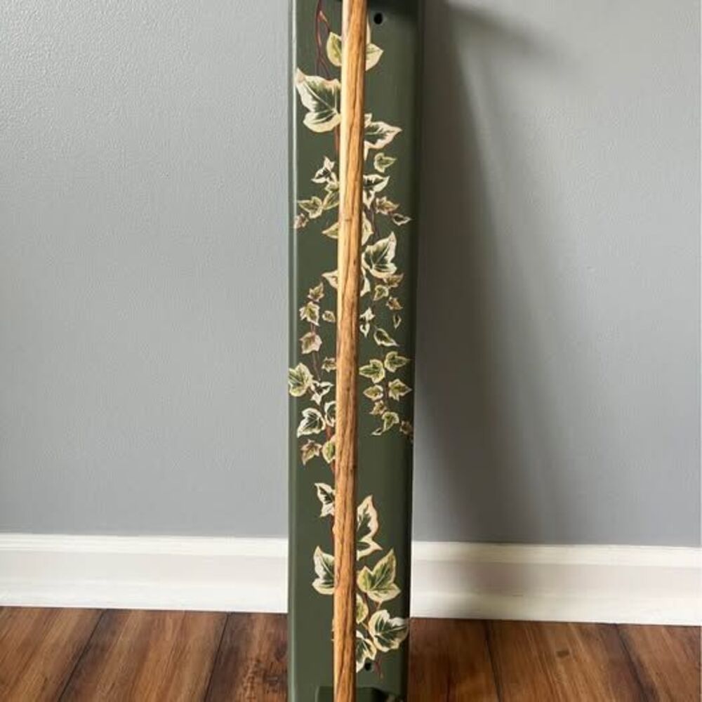 Vintage Wooden Towel Rack Cottage Farmhouse Home Organization